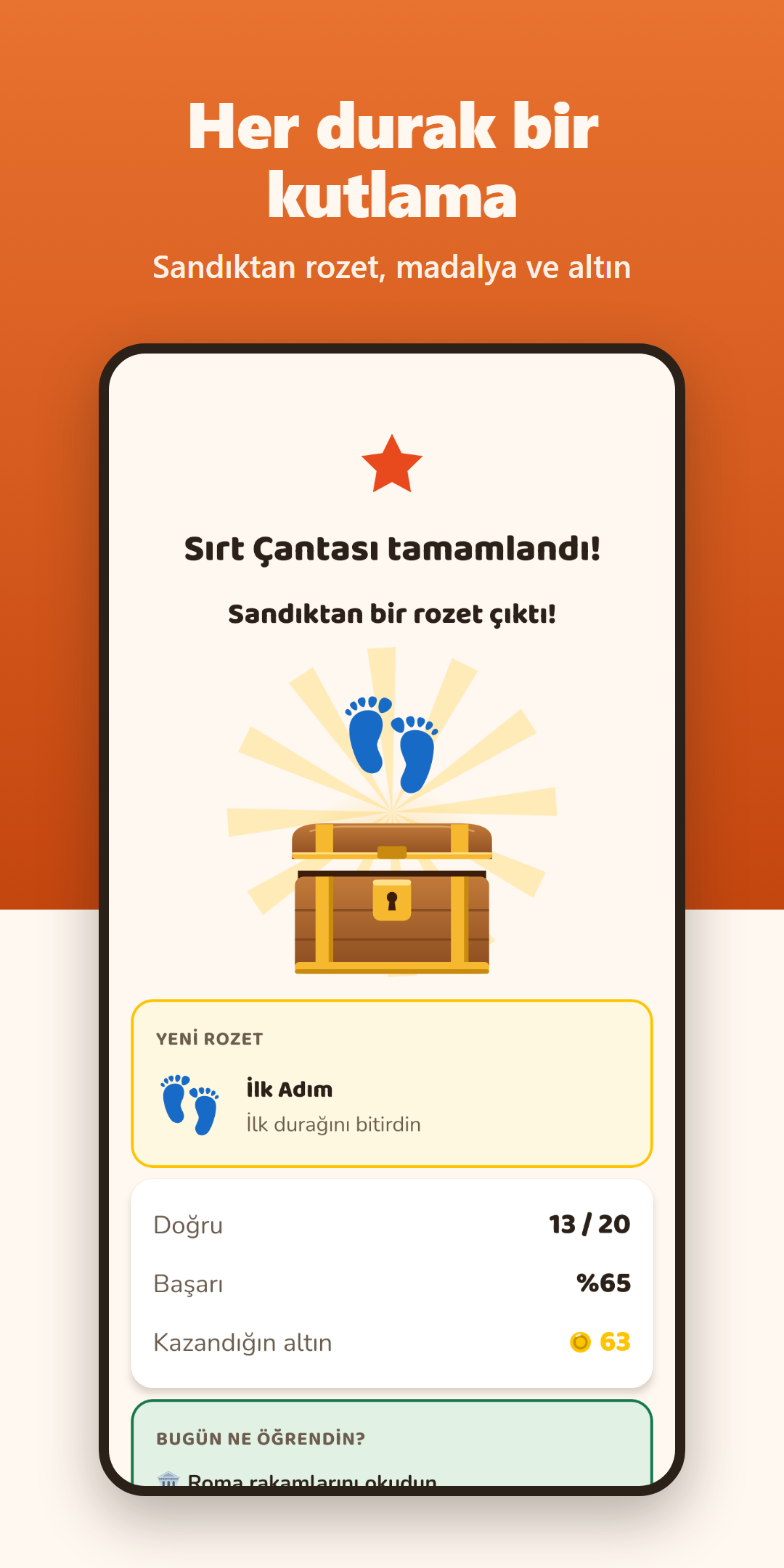 Durak sonu: sandıktan rozet çıkıyor
